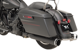 2:2 Dominator Exhaust System - Black - \'09-\'16 FL - With 4-1/2\" Muffler 2009 - 2016