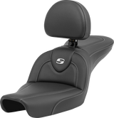 Roadsofa™ Carbon Fiber Seat - Carbon Fiber - with Backrest - FXD \'96-\'03 1996 - 2003