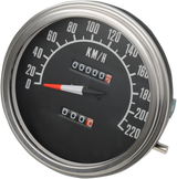 5\" KPH FL-Style 2:1 Speedometer - \'68-\'84 Black Face 1947 - 1984