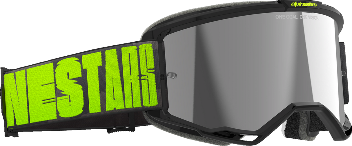 Vision 5 Goggle - Hollow - Charcoal/Yellow Fluo - Silver Mirror Lens