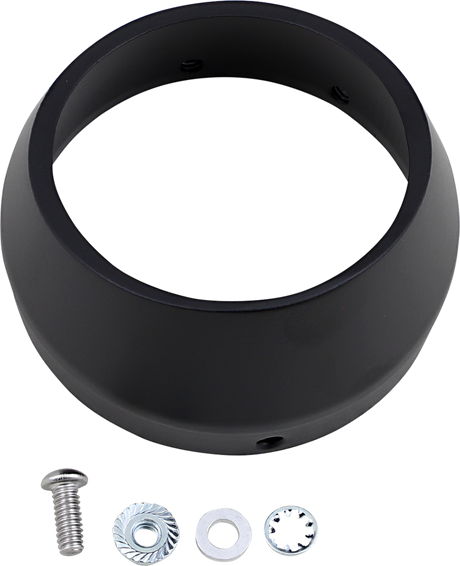 End Cap - Black - Slash