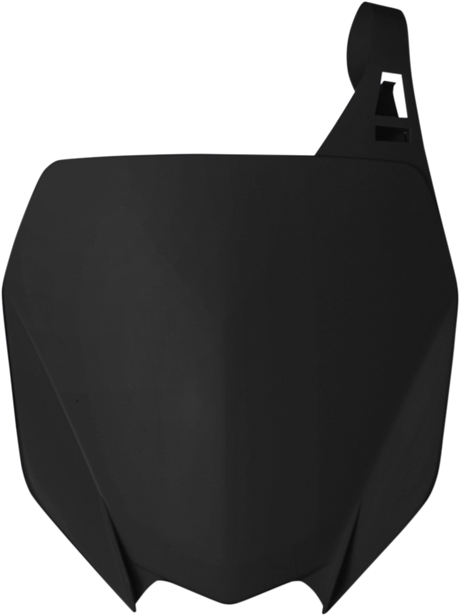 Front Number Plate - Black 2018 - 2023