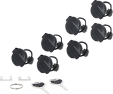 TRAX Lock Set - 7 Matching Locks with Keys