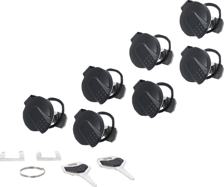 TRAX Lock Set - 7 Matching Locks with Keys