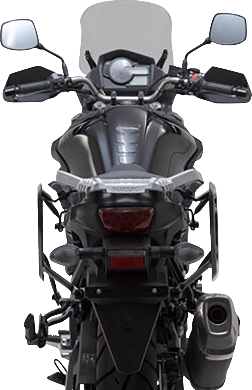 TRAX ADV Aluminum Case System - Silver - Suzuki V-Strom 650 \'16-\'24 2016 - 2024