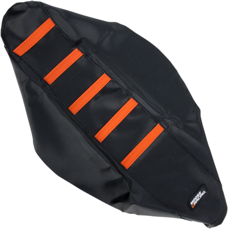 Ribbed Seat Cover - Black Cover/Orange Ribs - KTM 2011 - 2016