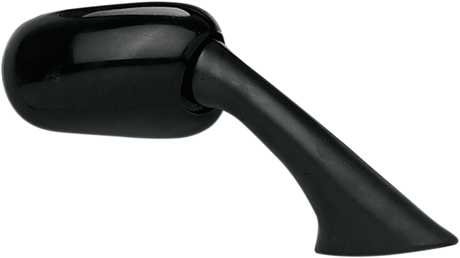 Mirror - Side View - Oval - Black - Right 1990 - 1999