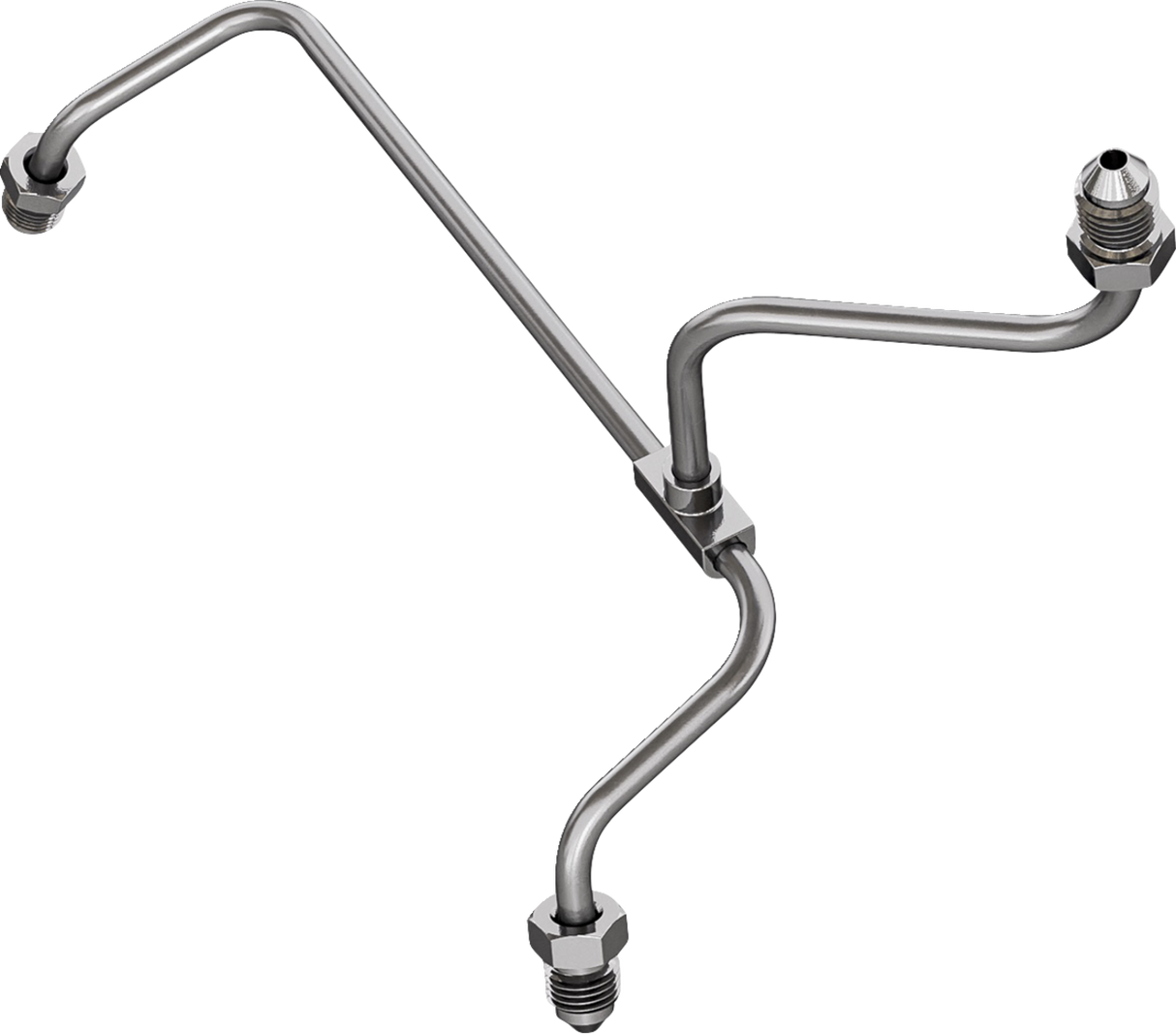 Brake Line Tee Fitting - Front - FLH/FLT \'14-\'23 Non-ABS Models 2014 - 2023