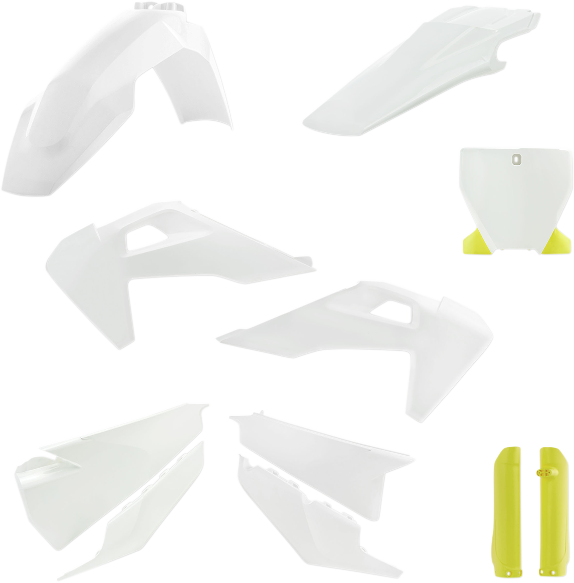 Full Replacement Body Kit - OEM \'19 White/Yellow 2019 - 2022