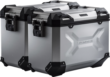 TRAX ADV Aluminum Case System - Silver - Honda VFR1200X \'11-\'17 2011 - 2017