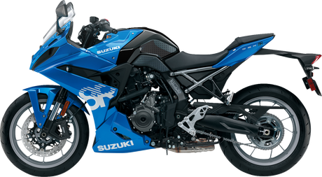 Traction Pad Tank Grips - Volcano - Clear - GSX-8R/S 2024 - 2025