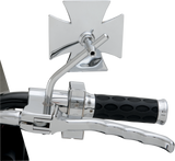 Mirror - Side View - Maltese - Chrome - Round Stem - Each