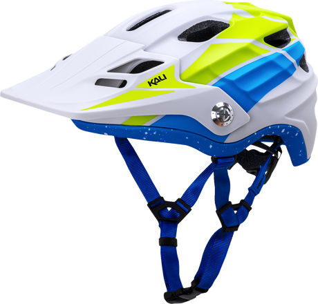 Maya 3.0 Helmet - LTD Race - Matte Gray/Lime/Blue - S/M