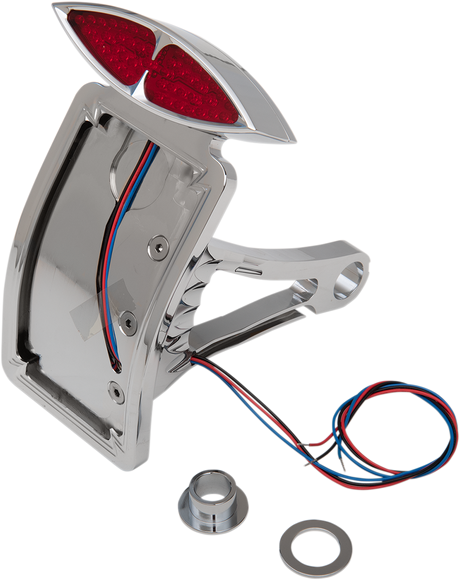 Taillight/License Plate Mount - Curved - Vertical 1986 - 1999