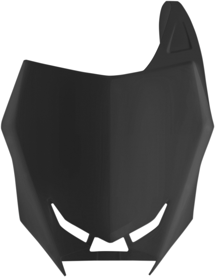 Front Number Plate - Black 2018 - 2023