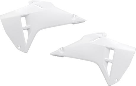 Radiator Covers - White - Honda - CRF 250 R/RX 2022 - 2024