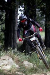 Intense MTB Long-Sleeve Jersey - Black/Heather Gray - Medium