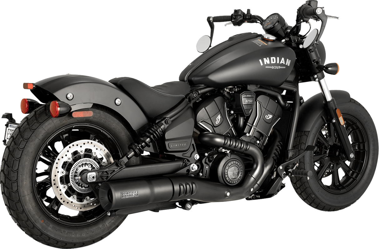 Hi-Output Slip-On Muffler - Black - Indian Scout/Bobber 2025 - 2025