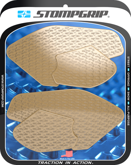 Traction Pad Tank Grips - Icon - Clear - MT-07 2022 - 2025