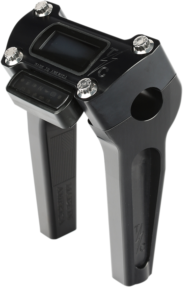 Risers - Straight - 6\" - Gauge Cutout - Black 2018 - 2021