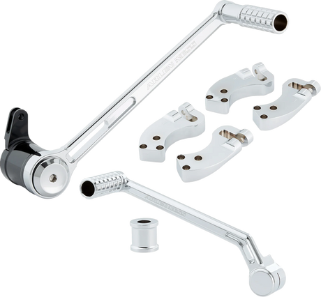 Extended Foot Control Kit - 3\" - Chrome 2000 - 2024
