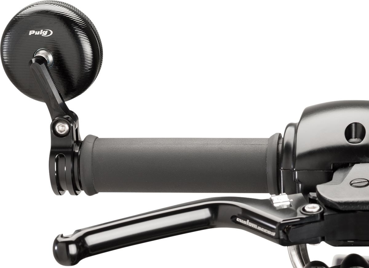 Mirror - Tracker - Rear View - Round - Black 2009 - 2023