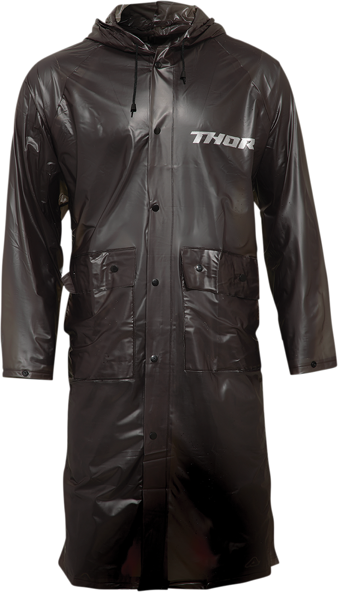 Trench Rain Jacket - Black - One Size