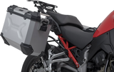 TRAX ADV Aluminum Case System - Silver - Ducati Multistrada V4 \'21-\'24 2021 - 2024