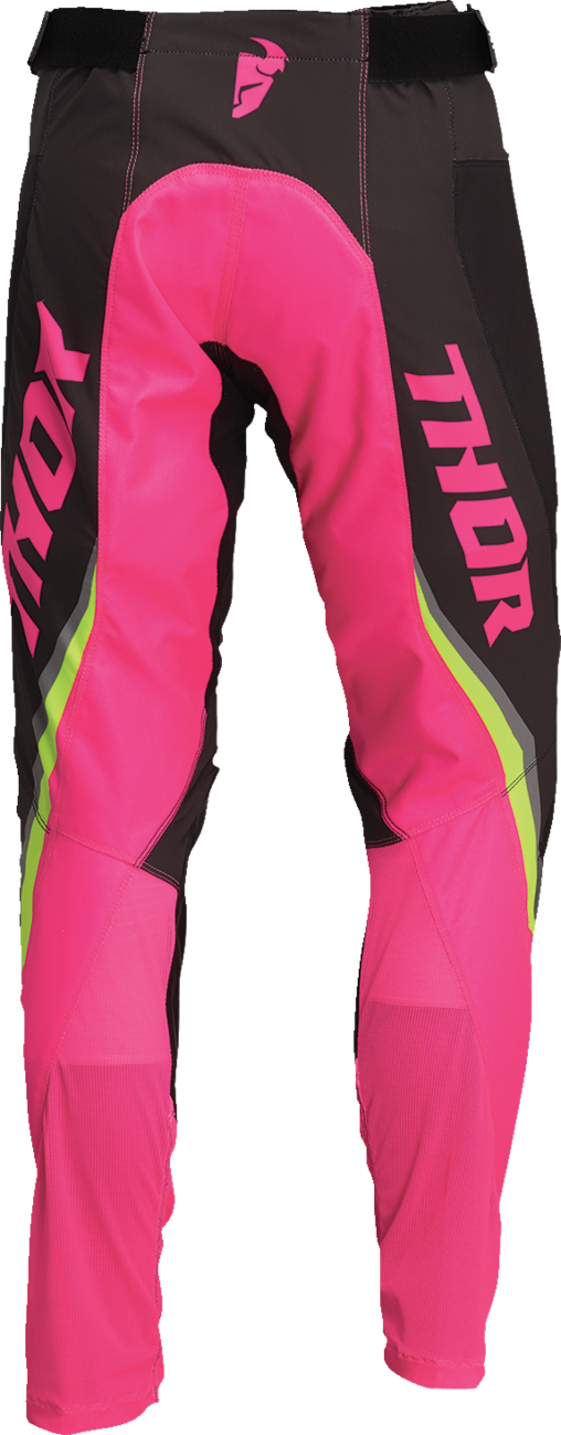 Women\'s Pulse Rev Pants - Charcoal/Pink - 7/8