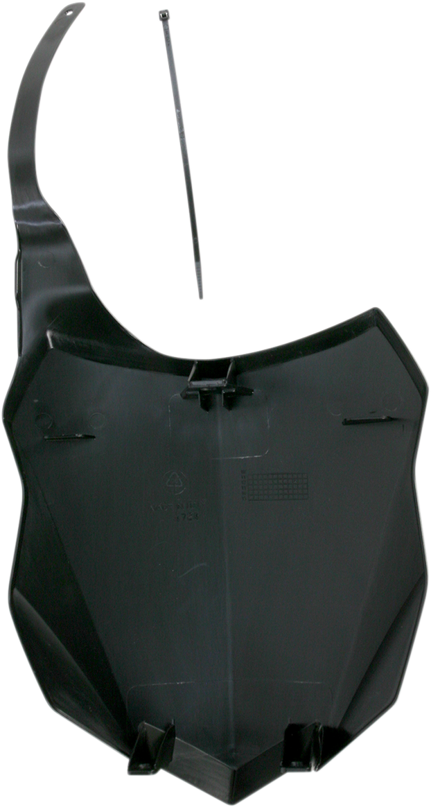 Front Number Plate - Black 2013 - 2016