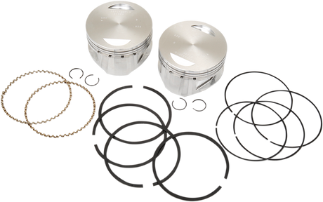 Piston Kit - for 100\" & 107\" Super Sidewinder® - 4.0\" - +.020 1984 - 1999