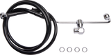 Brake Line - Rear - Non-ABS - Black 2014 - 2019