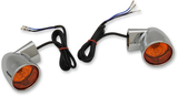 Bullet Turn Signal Lights - Front - Chrome - Harley-Davidson 1999 - 2022