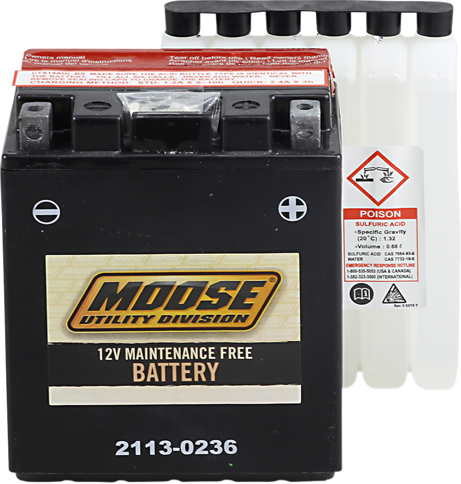 AGM Battery - YTX14AHL-BS 1998 - 2006