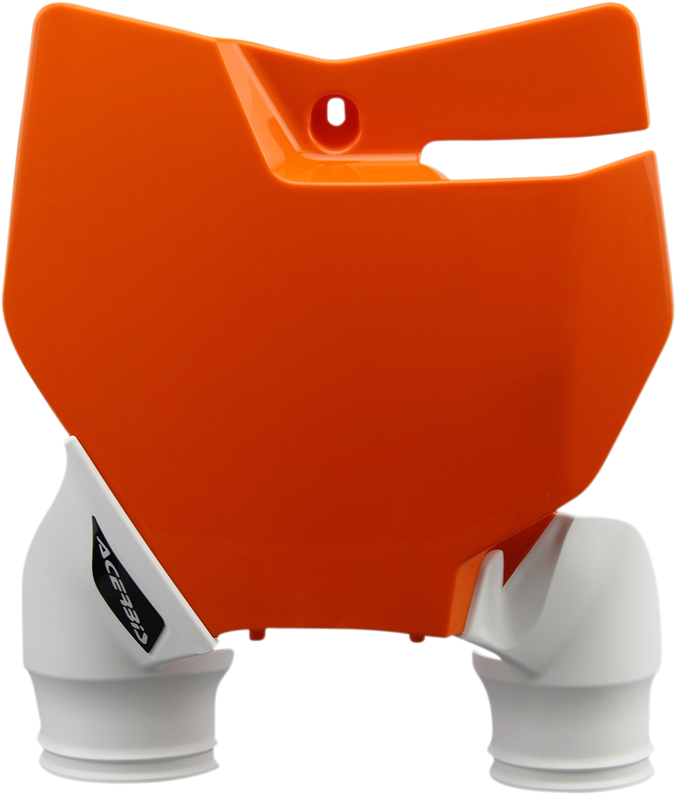 Raptor Number Plate - \'16 Orange/White 2016 - 2018