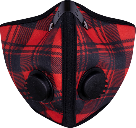 M2 Nylon Mask - Red Plaid - Large