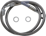 Brake Line - +10\" - Stainless Steel - \'18-\'22 Softail 2018 - 2023