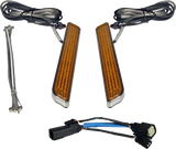 LED Fork Light - Amber - Chrome 2010 - 2013