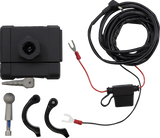 Premium Holder W/Charger - 1.25\" Black Bar Mount