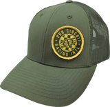 Pro Circuit Global Checked Hat - Olive - One Size