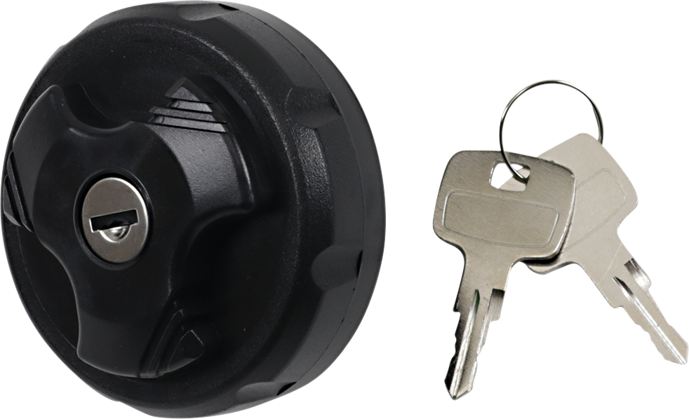 Gas Cap - Locking - Black