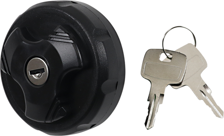 Gas Cap - Locking - Black