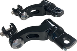 Passenger Peg Mount - Adjustable - Black