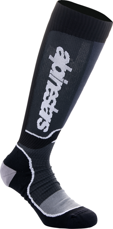 MX Plus Socks - Black/White - Large
