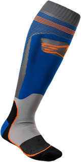 MX Plus 1 Socks - Blue/Orange - Small/Medium