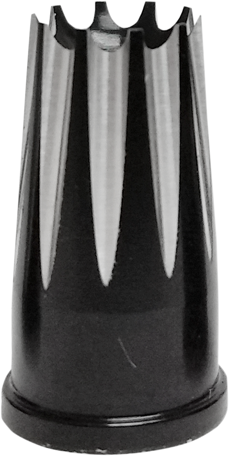 Valve Stem Cap - Excalibur - Black - Anodized