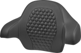 Tour Pack Backrest Pad - Honeycomb - Gray Stitching - FLH/FLT \'14-\'24 2014 - 2024