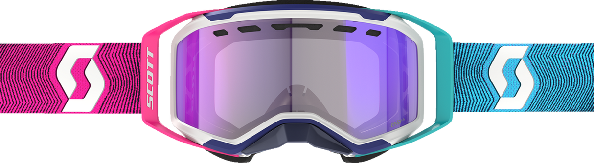 Prospect 2.0 SMB Goggle - Stealth Blue/Radiant Pink - Dual - Light Sensitive - Blue Chrome Lens