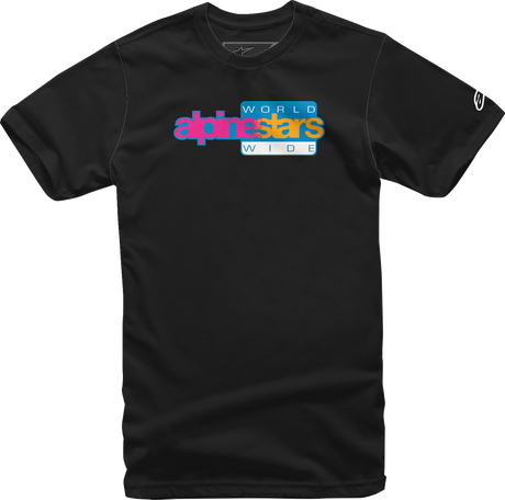 World Wide Again T-Shirt - Black - XL