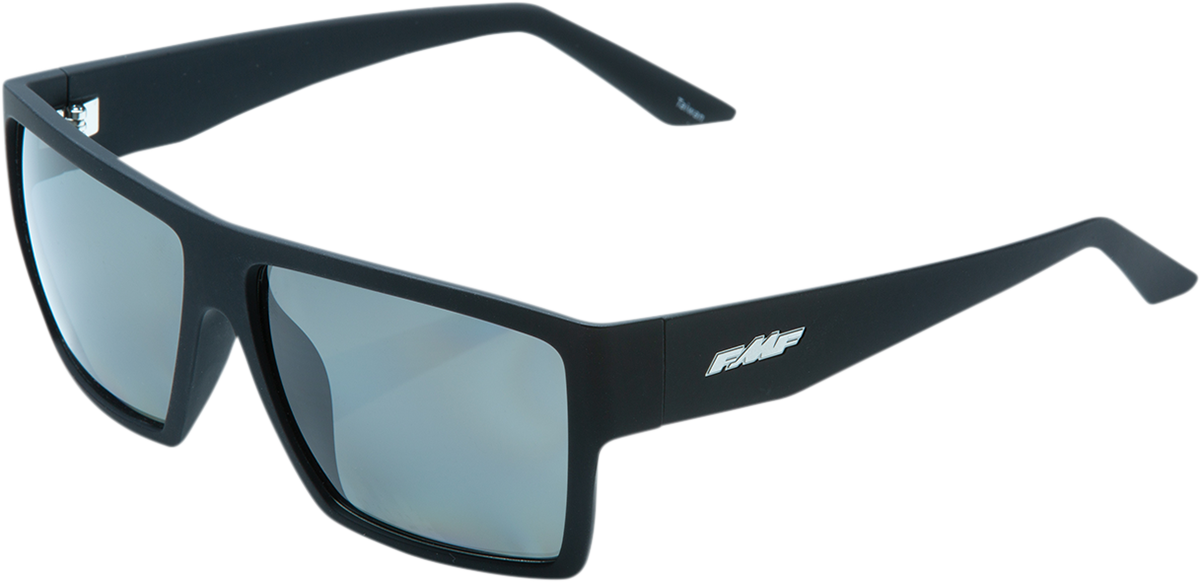 Factory Sunglasses - Matte Black - Gray Polarized Lens